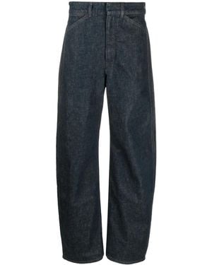 Lemaire Seamless Mid-Rise Wide-Leg Jeans - Blue
