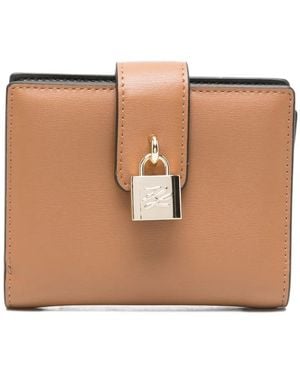 Karl Lagerfeld パドロック 財布 - ナチュラル