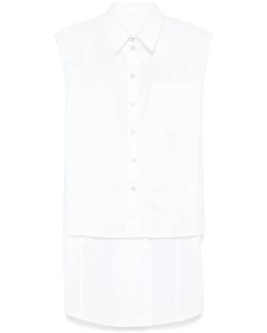 Helmut Lang Apex Tail Blouse - Wit