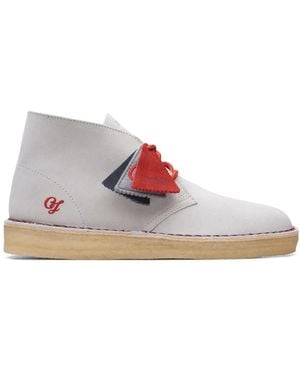 Clarks Desert Coal "Light" Boots - White