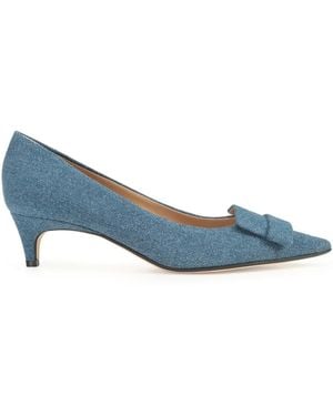 Sergio Rossi 45Mm Sr1 Court Shoes - Blue