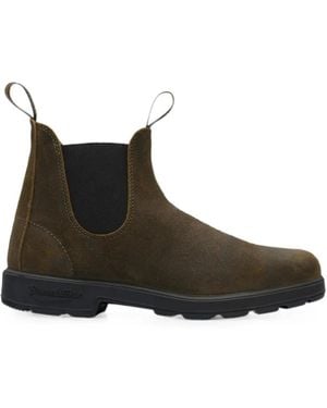Blundstone Bottines Chelsea 1615 En Daim - Marron