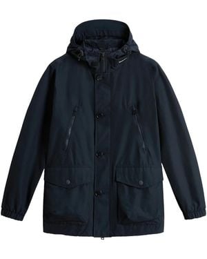 Woolrich Light Ramar Padded Coat - Blue