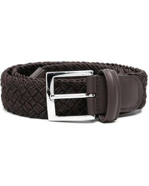 Kiton Cintura Intrecciata - Nero