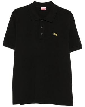 KENZO Polo Con Parche Tiger - Negro