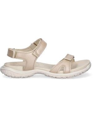 Ecco Sandali Offroad Roam Con Chiusura A Strappo - Bianco