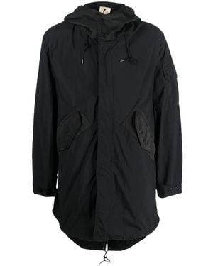 C.P. Company Mid Layer Hooded Parka - Black
