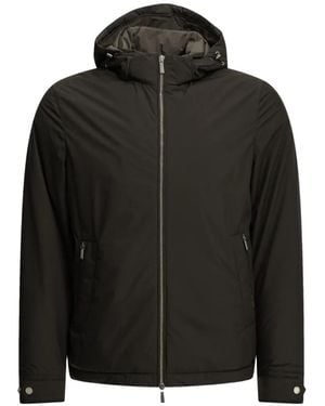 Moorer Albini- Stp Hooded Down Jacket - Black