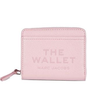 Marc Jacobs The Leather Mini Compact Wallet - Pink