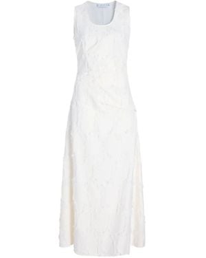 Proenza Schouler Violeta Jacquard-Cotton Midi Dress - White