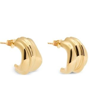 Completedworks Round-Shape Hoop Earrings - Metallic