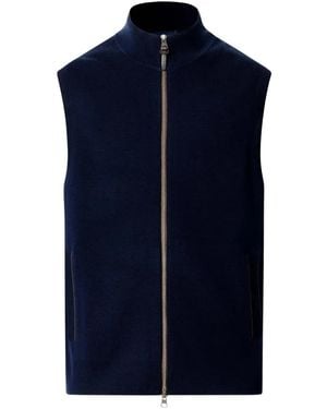 Hackett Wollen Gilet - Blauw