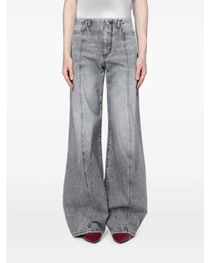 Max Mara Seam-Detail Flared Jeans - Grey