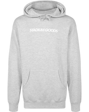 Stadium Goods Sudadera Horizontal Logo Con Capucha - Gris