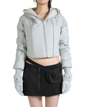 Hyein Seo Padded Crop Jacket - グレー