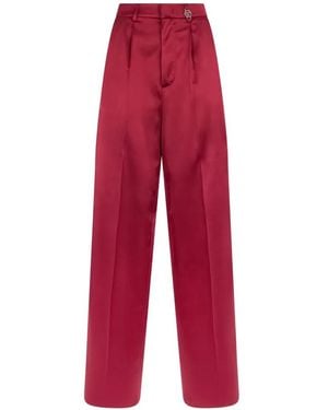 Philipp Plein Dame Fit Pants - Red