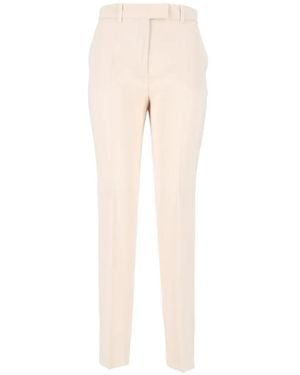 Max Mara Straight-Fit Cady Pants - White