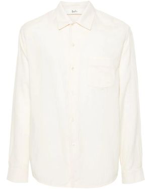 Séfr Leo Cotton Shirt - White