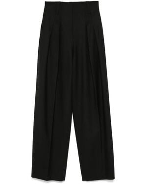 Victoria Beckham Pleated Trousers - Black