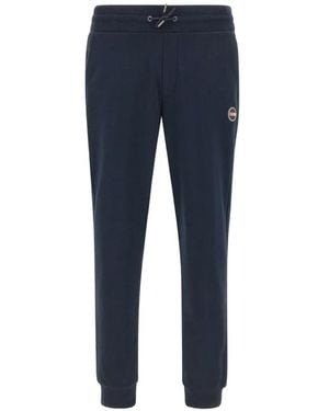 Colmar Logo-Patch Drawstring Track Pants - Blue