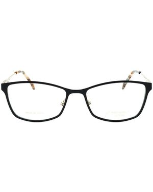 Emozioni Rectangle-Frame Glasses - Black