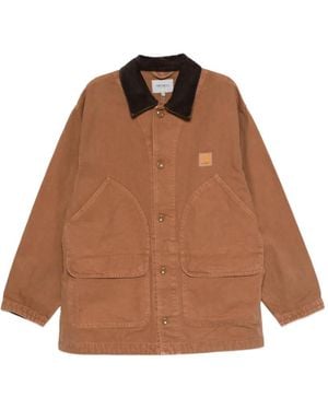 Carhartt Courdoroy-Collar Jacket - Brown