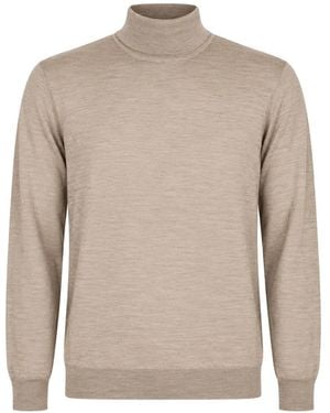 Fedeli Roll-Neck Sweater - Natural