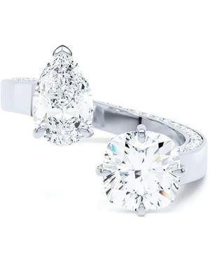 LOEV 18K Floating Diamonds Ring - White