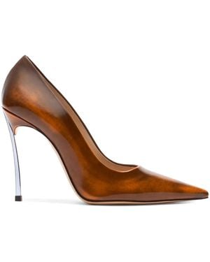 Casadei Superblade Cosmic 100mm パンプス - ブラウン
