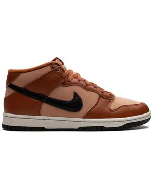 Nike Dunk Mid "Amber" Sneakers - Brown