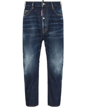 DSquared² Jeans Affusolati Con Effetto Schiarito - Blu