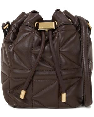 KARL LAGERFELD K/Kuilt Bucket Bag - Brown