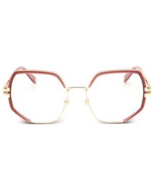 Marc Jacobs Lunettes De Vue À Monture Géométrique - Natural