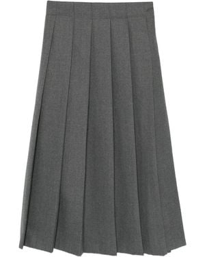 VAQUERA Falda plisada - Gris