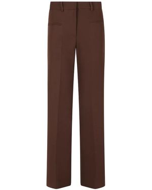 FEDERICA TOSI Pantalon À Coupe Droite - Brown