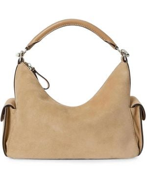 Ralph Lauren Suede Tote Bag - Metallic