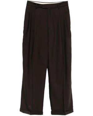 Barena Braghier Pleated Trousers - Black