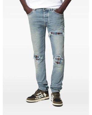 Amiri Flanel Mx1 Jeans - Grijs