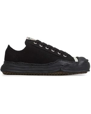Maison Mihara Yasuhiro Hank Og Irregular-Sole Trainers - Black