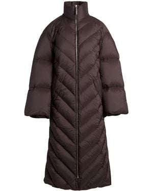 KHAITE Long Down Jacket - Brown