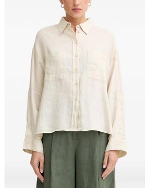 Benetton Patch-Pocket Shirt - White