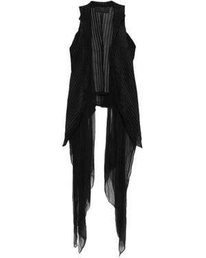 Marc Le Bihan Weste ohne Ärmel - Schwarz