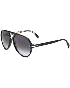 David Beckham Pilot-Frame Sunglasses - White