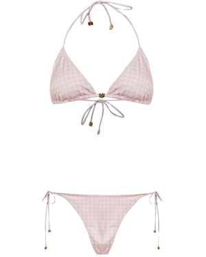Amiri Bikini Con Monograma - Rosa