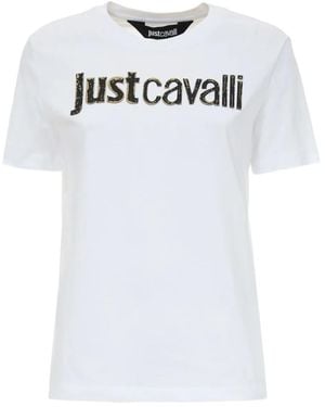 Just Cavalli T-Shirts And Polos - White