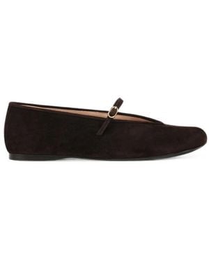 POTAMY Ballerinas Aus Wildleder - Weiß