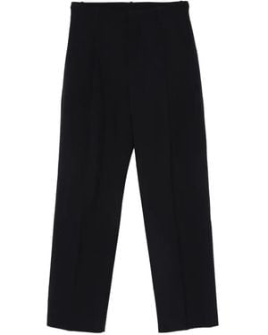 Altea Orval Seersucker Trousers - Black