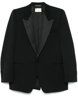 Saint Laurent Wool Blazer - Black