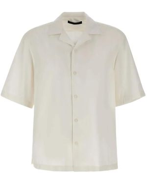 BOSS Short-Sleeve Oversized Shirt - White