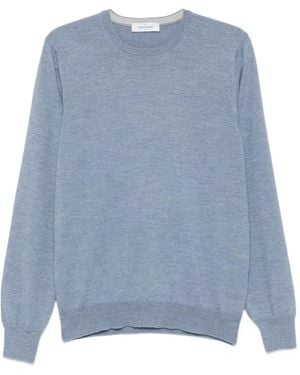 Gran Sasso Crew-Neck Long-Sleeve Jumper - Blue